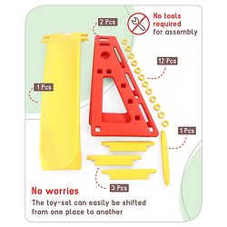 Babyhug Kid's Slide - Red & Yellow