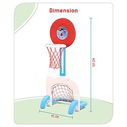 Babyhug 3-In-1 Multi-Activity Playset - Red/White