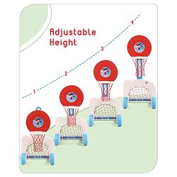 Babyhug 3-In-1 Multi-Activity Playset - Red/White