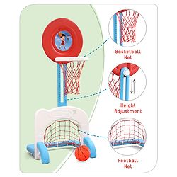 Babyhug 3-In-1 Multi-Activity Playset - Red/White