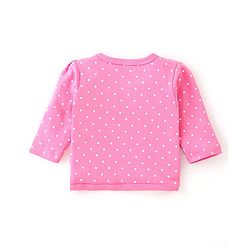 Babyhug 100% Cotton Interlock Knit Full Sleeves Vest Deer Print - Multicolor