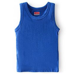 Babyhug 100% Cotton Sleeveless Sando Striped Pack of 2 - Blue