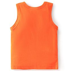 Babyhug 100% Cotton Sleeveless Sando Striped Pack of 2 - Orange
