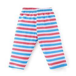Babyhug Cotton Knit Full Sleeves Night Suit With Car Print - Red