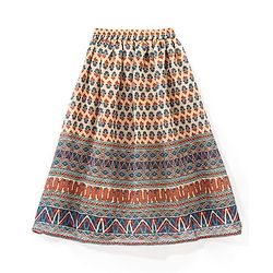 Babyhug Sleeveless Printed Choli with Sequenced Lehenga and Dupatta Set - Beige