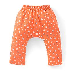 Babyhug Single Jersey Knit Full Length Diaper Legging Star Print Pack Of 3 - Multicolor