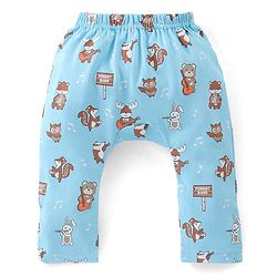 Babyhug Single Jersey Knit Full Length Diaper Legging Star Print Pack Of 3 - Multicolor