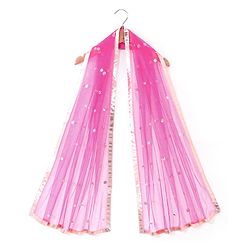 Babyhug Woven Sleeveless Choli Lehenga & Dupatta Set With Floral Printed With Embroidered - Fuschia