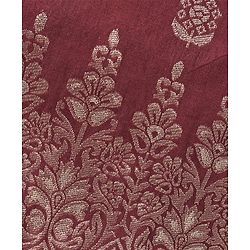 Babyhug Full Sleeves Brocade Embroidered Kurta Pyjama Set - Maroon