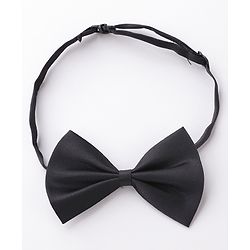 Babyhug Bow & Suspender Set Polka Dot Print - Black