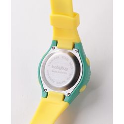 Babyhug Digital Watch Free Size - Yellow
