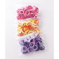 Babyhug Rubber Bands Set Free Size Pack of 3 -Multicolor