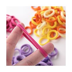 Babyhug Rubber Bands Set Free Size Pack of 3 -Multicolor