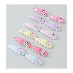 Babyhug Snap Clips Unicorn Theme Pack of 6- Multicolor