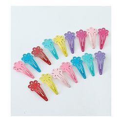 Babyhug Snap Clips  Free Size Pack of 16 - Multicolour