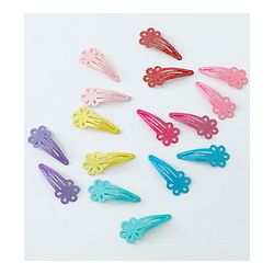 Babyhug Snap Clips  Free Size Pack of 16 - Multicolour