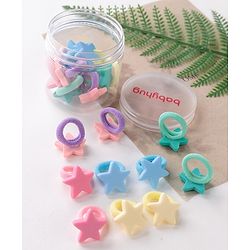 Babyhug Rubber Bands with Appliques Pack of 20 - Multicoloured