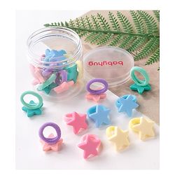 Babyhug Rubber Bands with Appliques Pack of 20 - Multicoloured