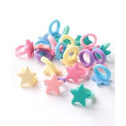Babyhug Rubber Bands with Appliques Pack of 20 - Multicoloured
