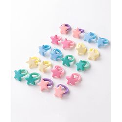 Babyhug Rubber Bands with Appliques Pack of 20 - Multicoloured