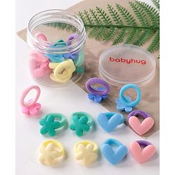 Babyhug Rubber Bands with Appliques Pack of 20 - Multicoloured