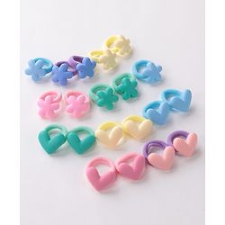 Babyhug Rubber Bands with Appliques Pack of 20 - Multicoloured
