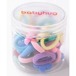 Babyhug Rubber Bands with Appliques Pack of 20 - Multicoloured
