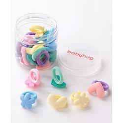 Babyhug Rubber Bands with Appliques Pack of 20 - Multicoloured
