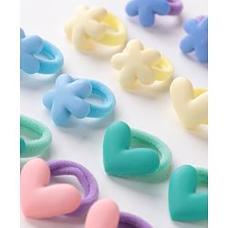 Babyhug Rubber Bands with Appliques Pack of 20 - Multicoloured