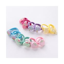 Babyhug Rubber Bands & Scrunchies Sets  Pack of 12 - Multicolour