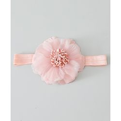 Babyhug Free Size Headbands with Flower Applique Pack of 3 - Multicolor