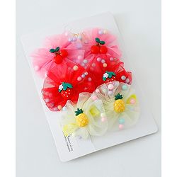 Babyhug Hair Pins And Clips Pack of 6- Multicolored