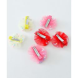 Babyhug Hair Pins And Clips Pack of 6- Multicolored