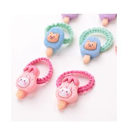 Babyhug Rubber Bands  with Appliques Pack of 10 - Multicolour