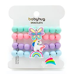 Babyhug Bracelets & Bangles  Free Size Pack of 4 - Multicolour