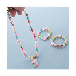 Babyhug Neck Piece & Bracelet Set Free Size - Multicolor