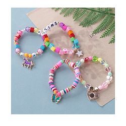 Babyhug Bracelets & Bangles Free Size Pack of 4 - Multicolor