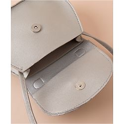 Babyhug Sling Bag with a Bow - Silver