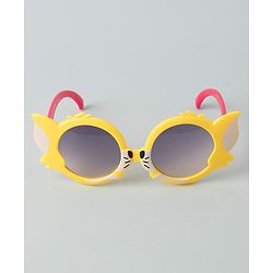 Babyhug Sunglasses Dog Theme Free Size- Yellow