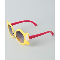 Babyhug Sunglasses Dog Theme Free Size- Yellow
