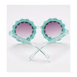 Babyhug Sunglasses with Flower Design Free Size- Blue