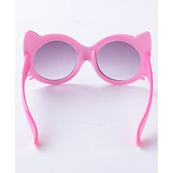Babyhug Sunglasses Cat Theme Free Size- Pink