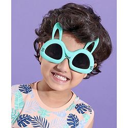 Babyhug Sunglasses with Rabbit Ear Design Free Size- Light Green