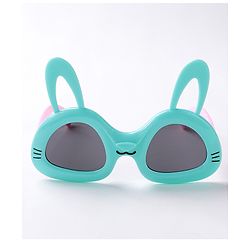 Babyhug Sunglasses with Rabbit Ear Design Free Size- Light Green