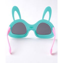 Babyhug Sunglasses with Rabbit Ear Design Free Size- Light Green