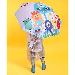 Babyhug  Umbrella  Cartoon Print - Multicolor