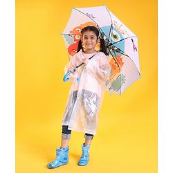 Babyhug  Umbrella  Cartoon Print - Multicolor