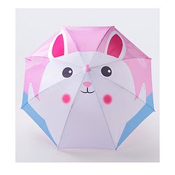 Babyhug Umbrella Bunny Print - Pink