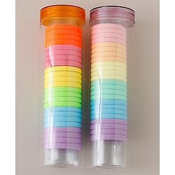 Babyhug Rubber Bands Set of 48 - Multicolour