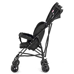 Babyhug Lightweight & Compact Tour Infant Travel Buggy Stroller- Grey| Compact Umbrella Fold| Rear Wheels with Brake| Front Swivel Wheels with Lock